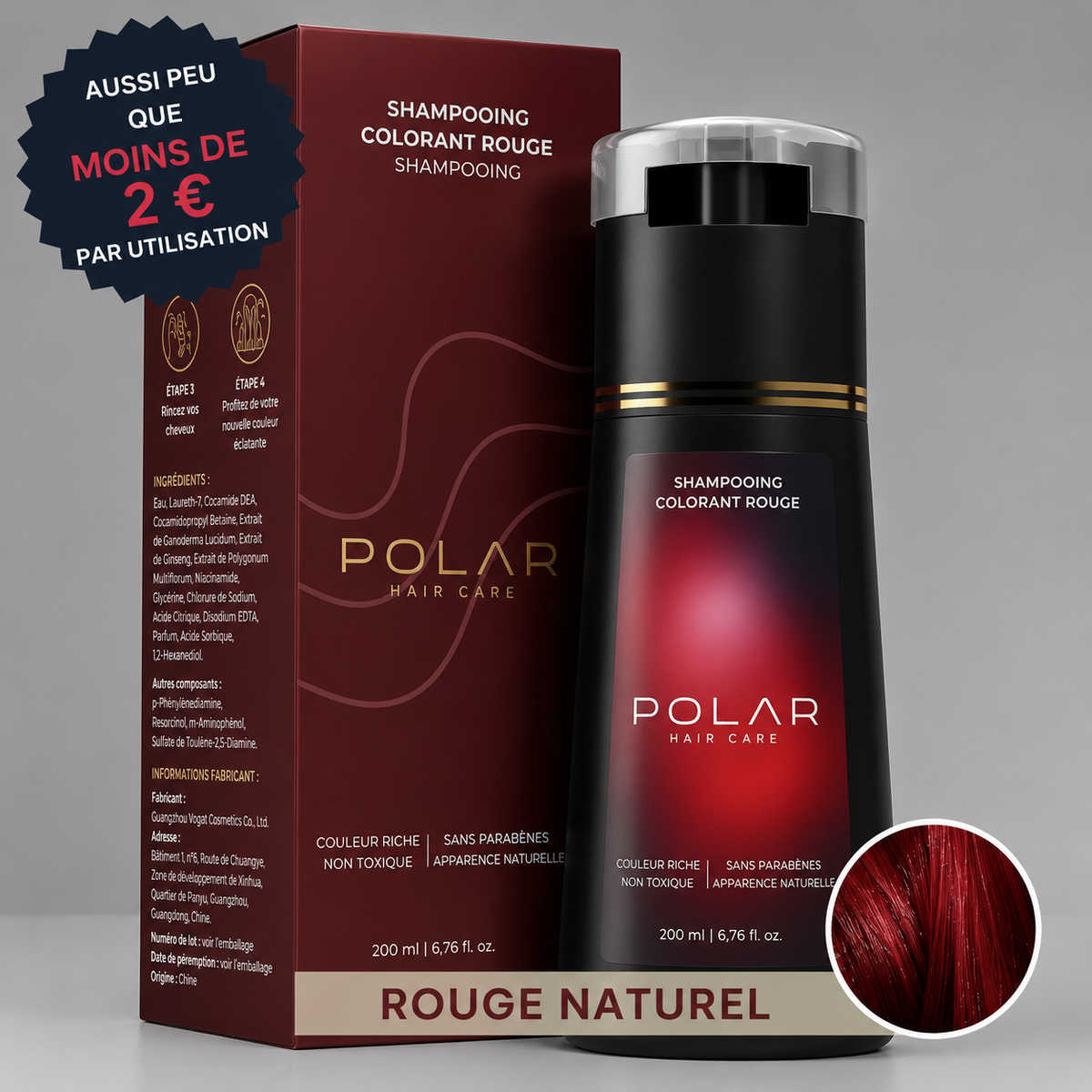 Shampooing Colorant Instantané
