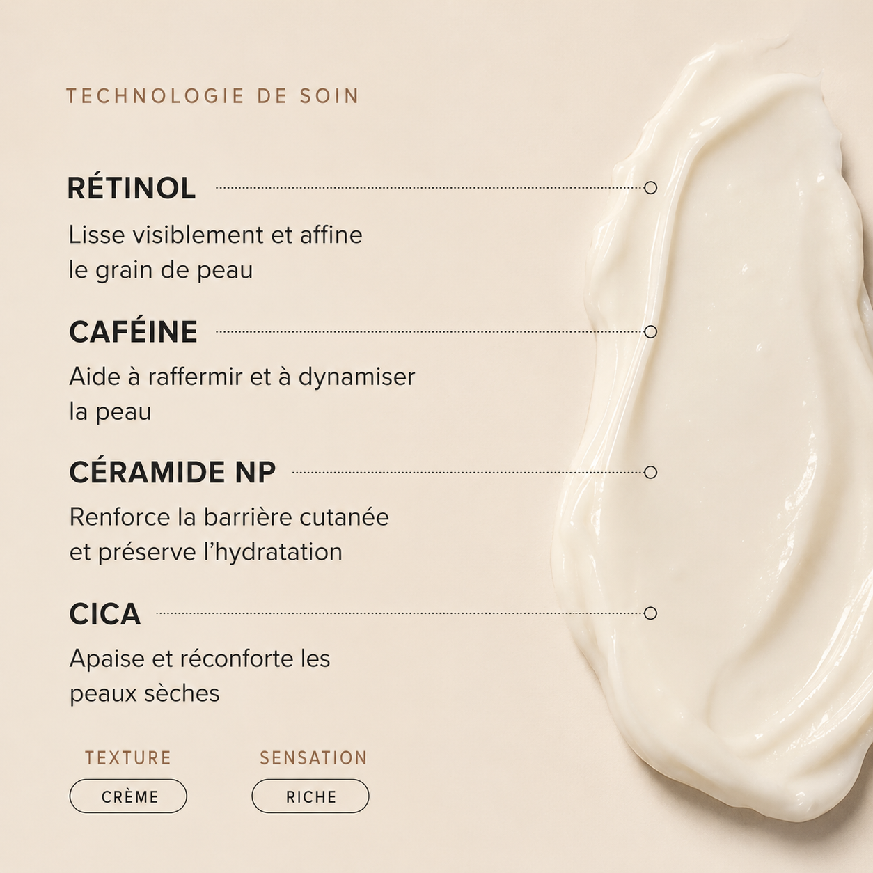 Lait Corps au Rétinol | Raffermit la peau et améliore l’élasticité