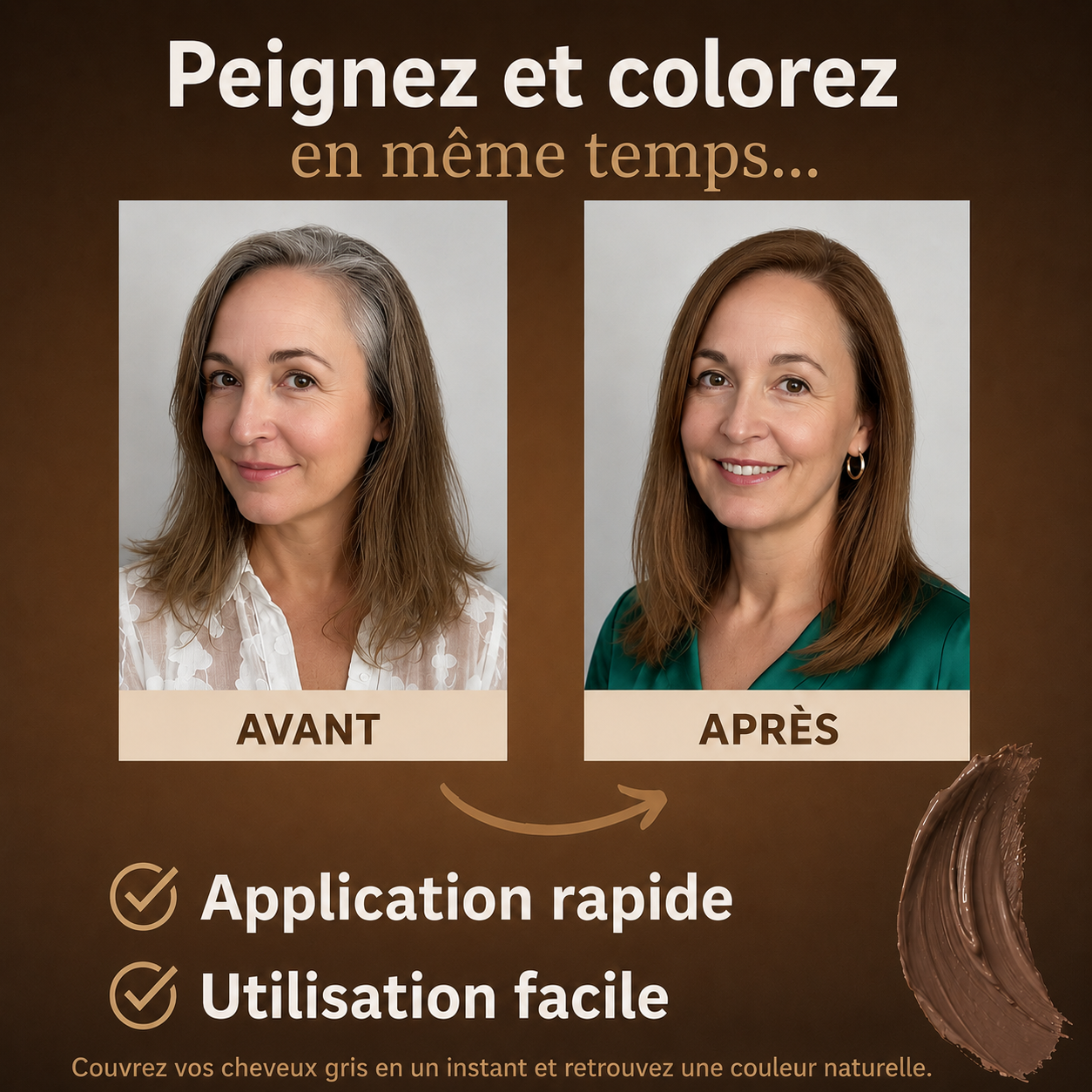 Stick Couvre-Racines — Cheveux Blancs & Repousses