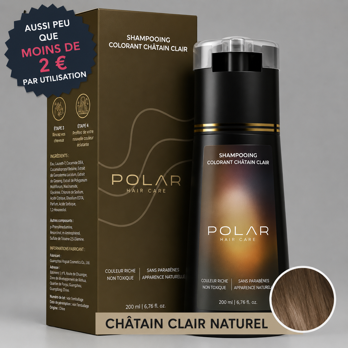 Shampooing Colorant Instantané