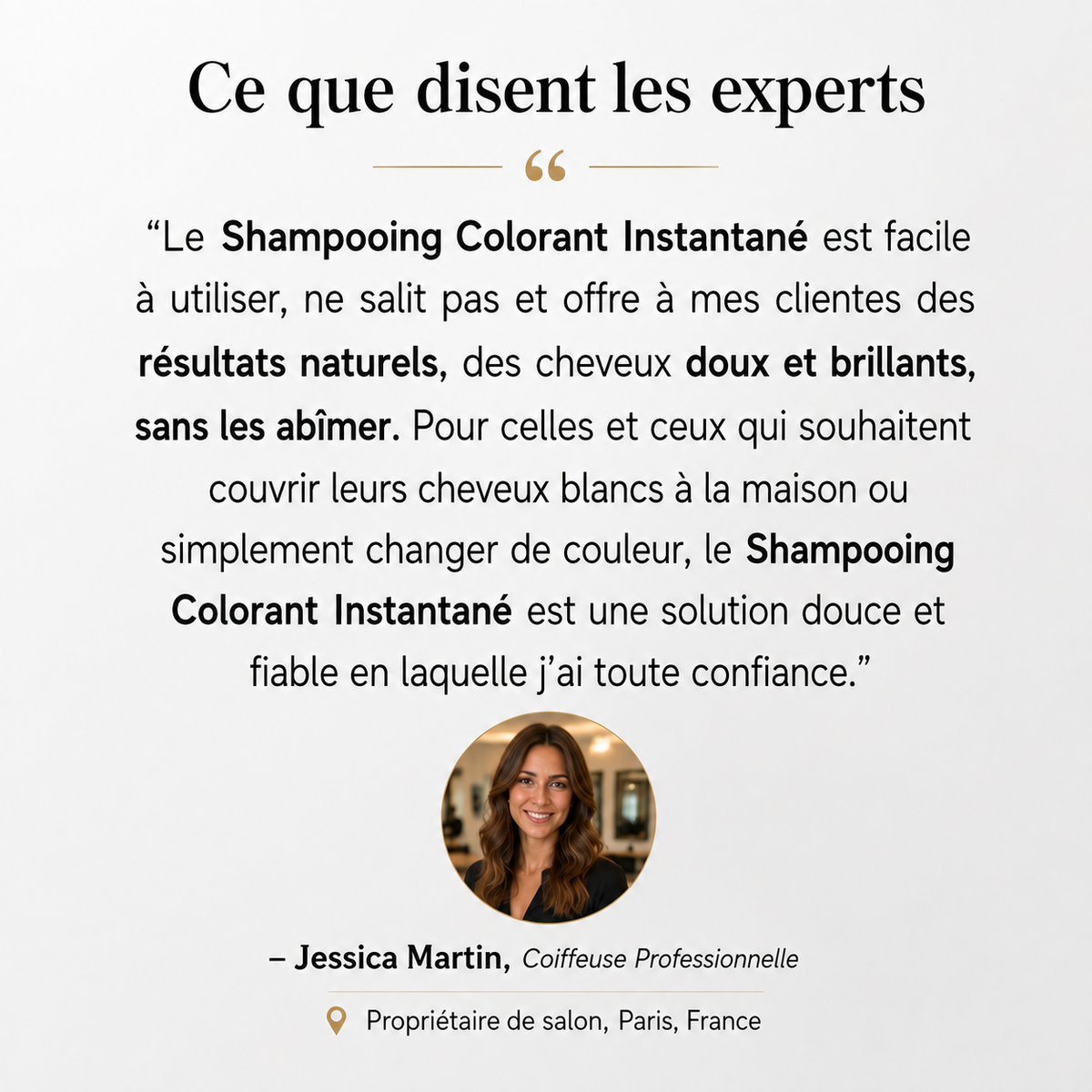 Shampooing Colorant Instantané