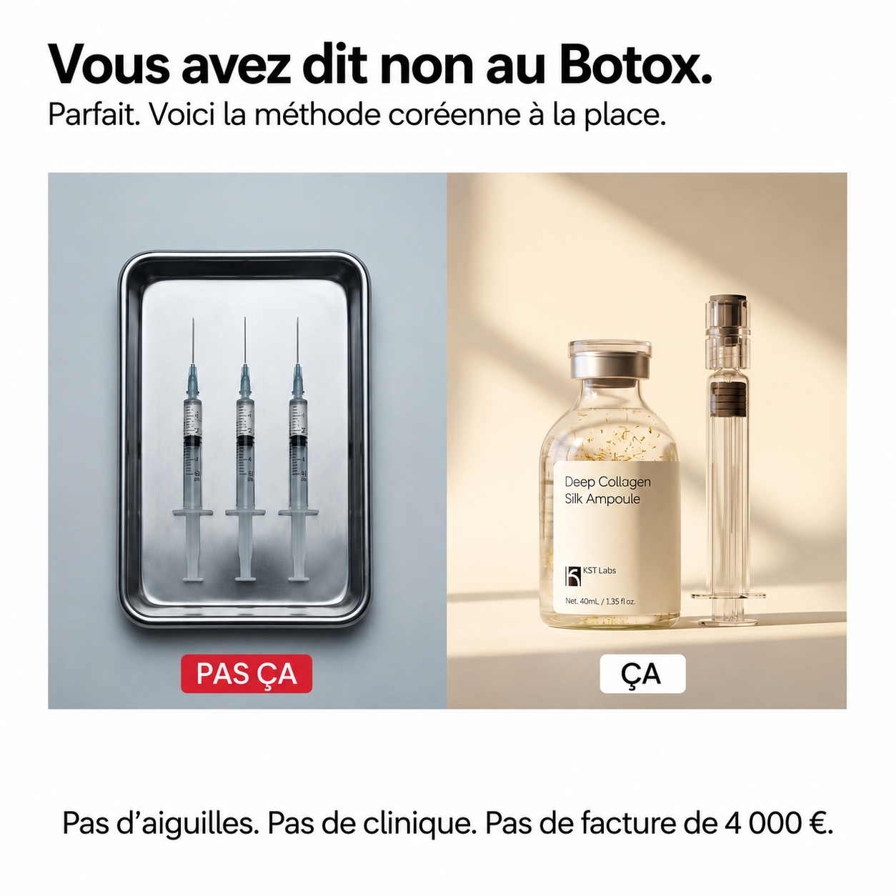 Ampoule Lift Coréenne | Peau Visiblement Plus Ferme